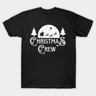 Christmas Squad Christmas Crew Christmas Tree Reindeer Xmas Santa T-Shirt